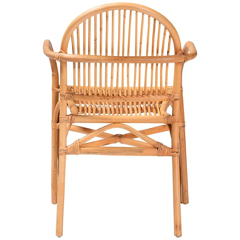 Image 7 Baxton Studio Tugera Natural Brown Dining Chair more views