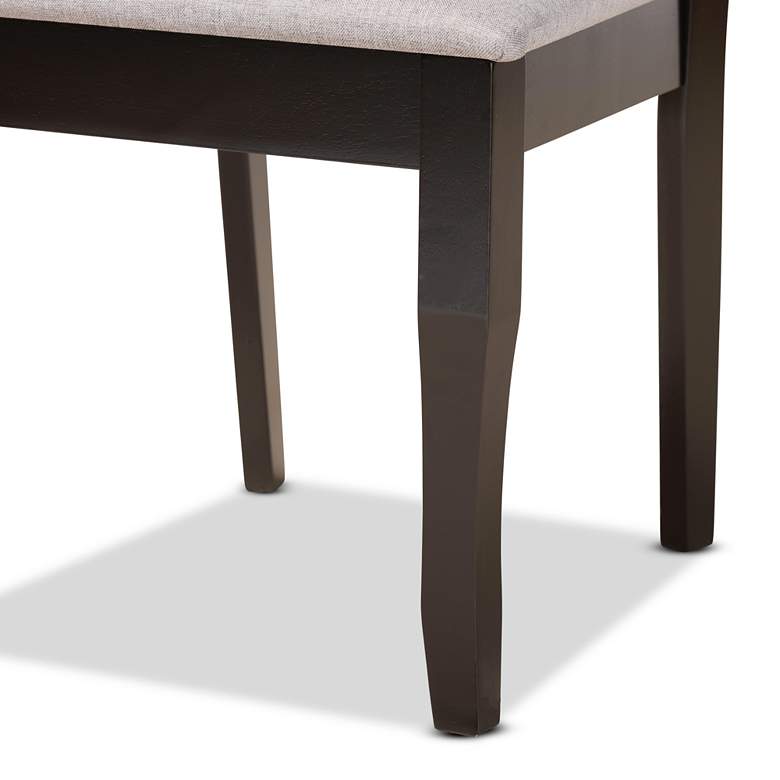 Image 4 Baxton Studio Verner Dark Brown Wood Dining Chairs Set of 2 more views