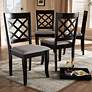 1_Baxton Studio Verner Grey Fabric Upholstered Wood Dining Chair