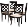 2_Baxton Studio Verner Sand Fabric Upholstered Wood Dining Chair