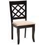 4_Baxton Studio Verner Sand Fabric Upholstered Wood Dining Chair more views