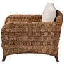 7_Baxton Studio Vevina Dark Brown Seagrass Wood Arm Chair more views