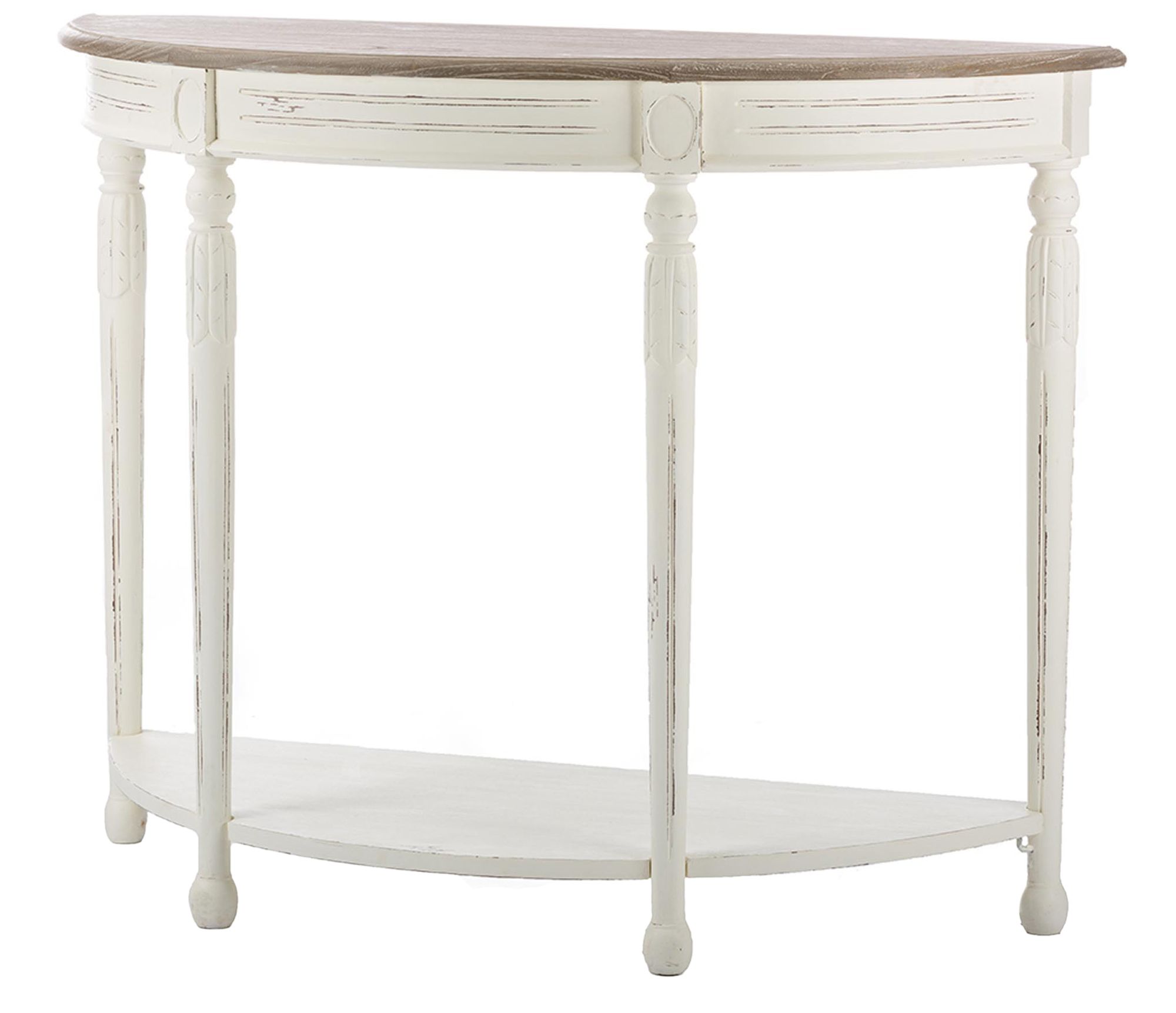 Image 2 Baxton Studio Vologne Traditional White Wood French Console Table