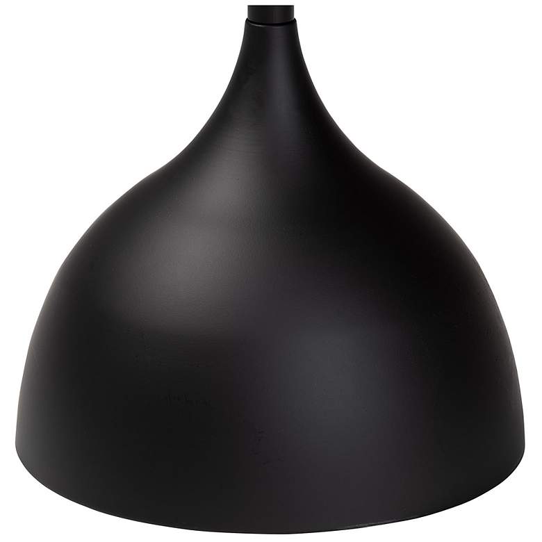 Image 5 Baxton Studio Webb Black Metal Pedestal Side Table more views