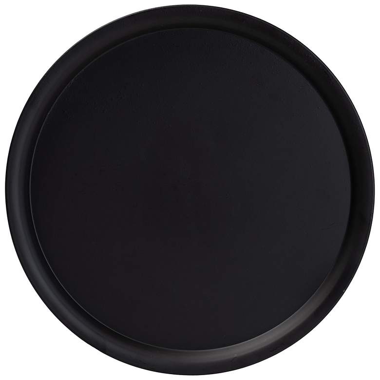 Image 6 Baxton Studio Webb Black Metal Pedestal Side Table more views