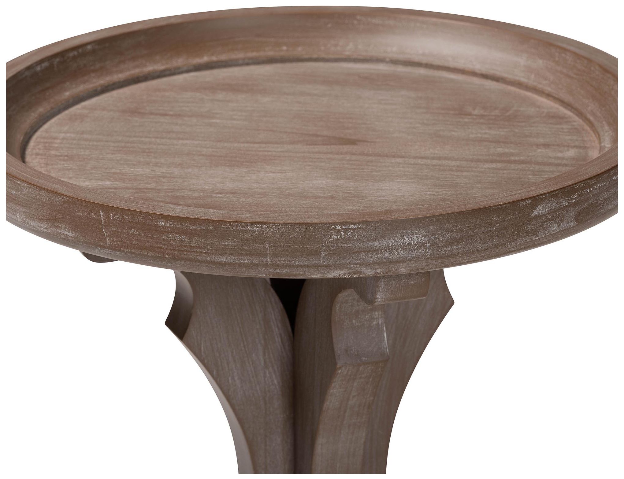 Thumbnail4 of Baxton Studio Westlyn French Country Antique Brown Wood End Table more views