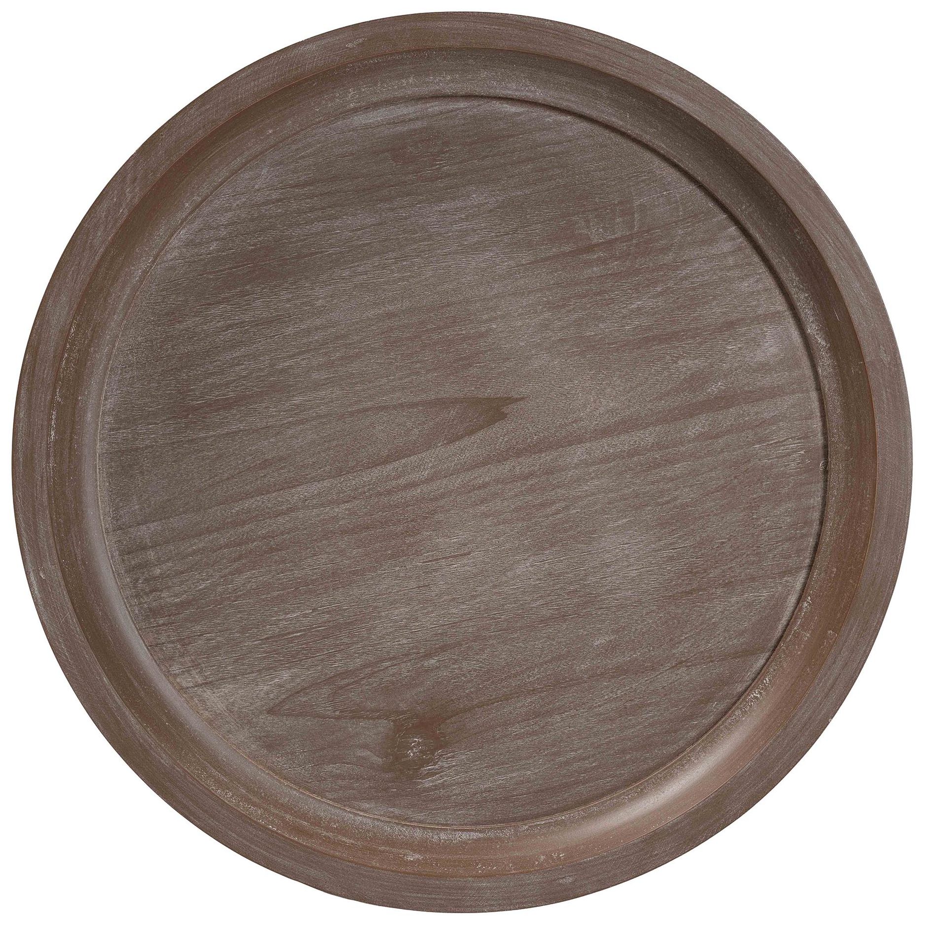 Baxton Studio Westlyn French Country Antique Brown Wood End Table