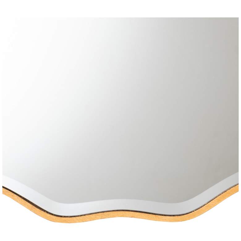 Image 3 Baxton Studio Weston Antique Goldleaf Finished Wood Accent Wall Mirror more views