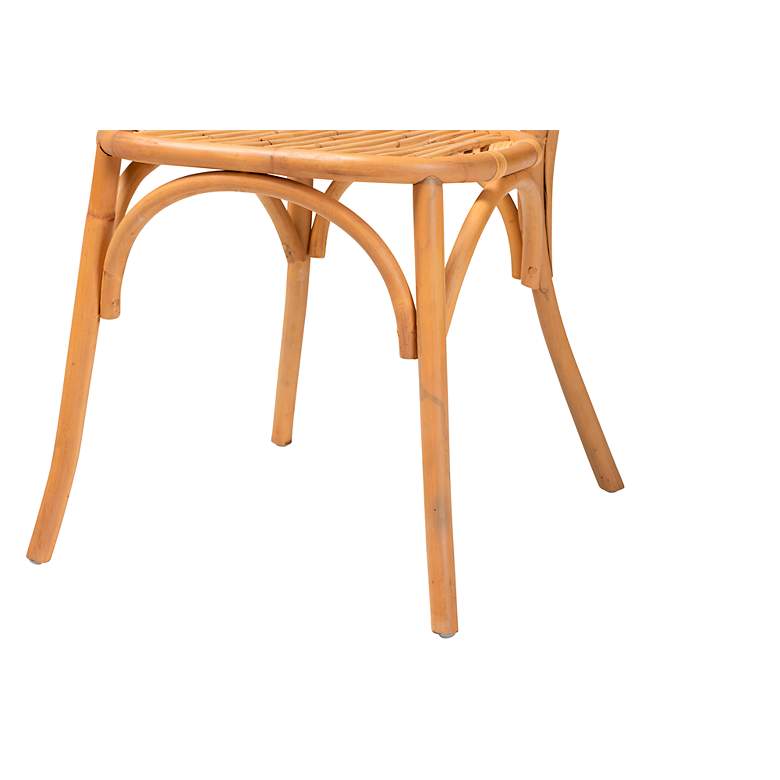 Image 4 Baxton Studio Wina Natural Brown Dining Chairs Set of 2 more views