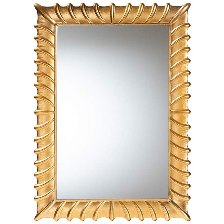 Image 1 Baxton Studio Ygritte Antique Goldleaf Accent Wall Mirror
