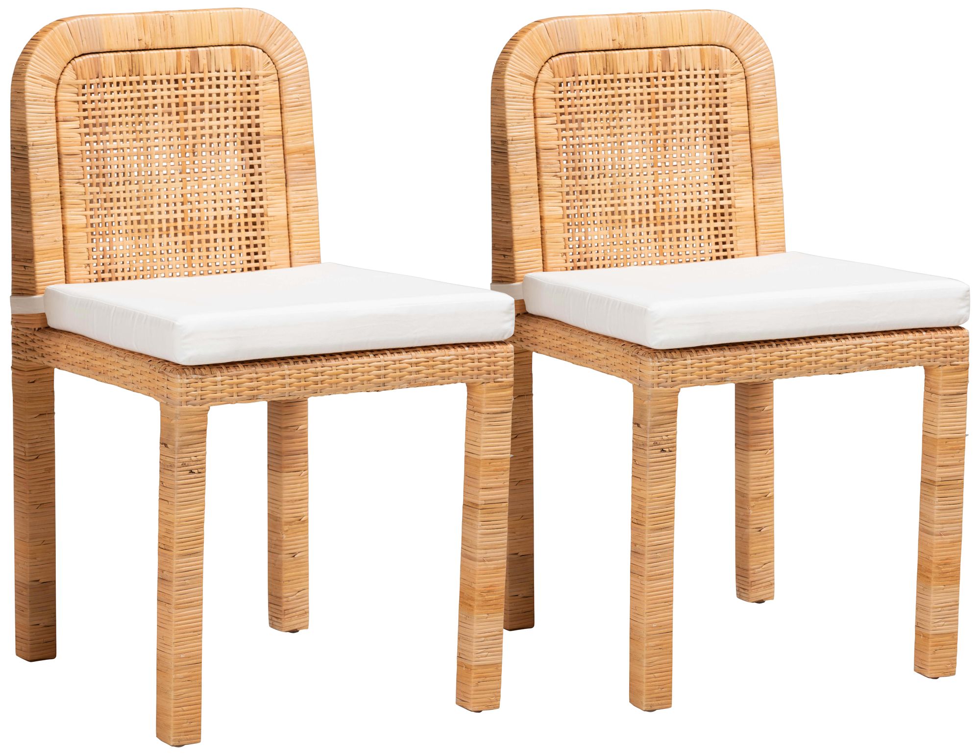 Image 2 Baxton Studio Zariah 2-Piece Dining Chair Set