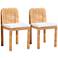 Baxton Studio Zariah 2-Piece Dining Chair Set