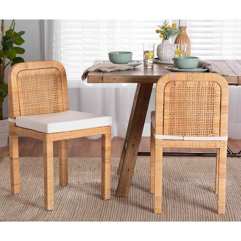 Image 1 Baxton Studio Zariah 2-Piece Dining Chair Set
