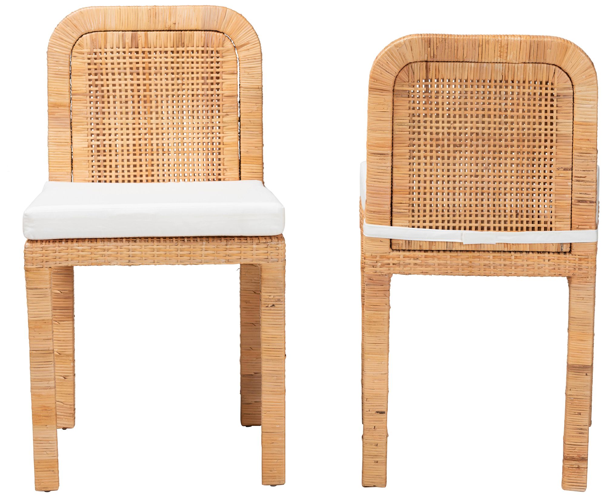 Image 6 Baxton Studio Zariah 2-Piece Dining Chair Set more views