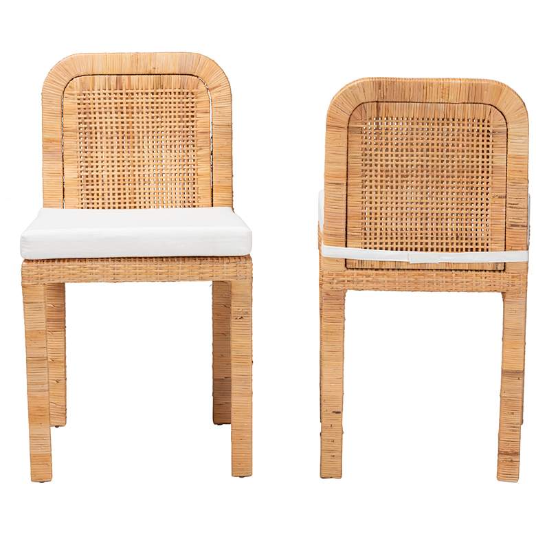 Image 6 Baxton Studio Zariah 2-Piece Dining Chair Set more views