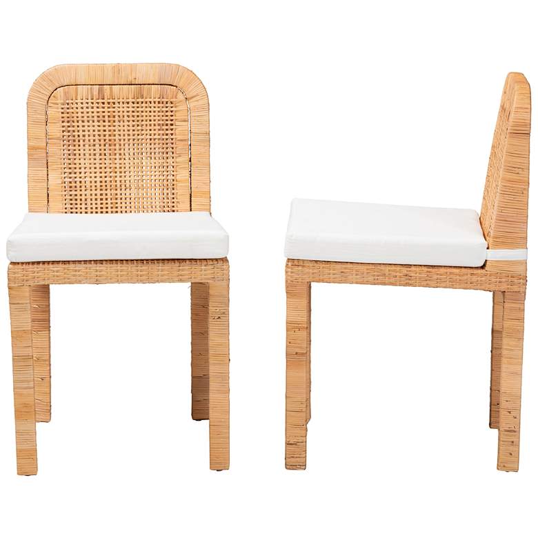 Image 7 Baxton Studio Zariah 2-Piece Dining Chair Set more views