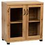 2_Baxton Studio Zentra 31 1/2"W Oak Brown 2-Door Shoe Cabinet