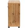 7_Baxton Studio Zentra 31 1/2"W Oak Brown 2-Door Shoe Cabinet more views