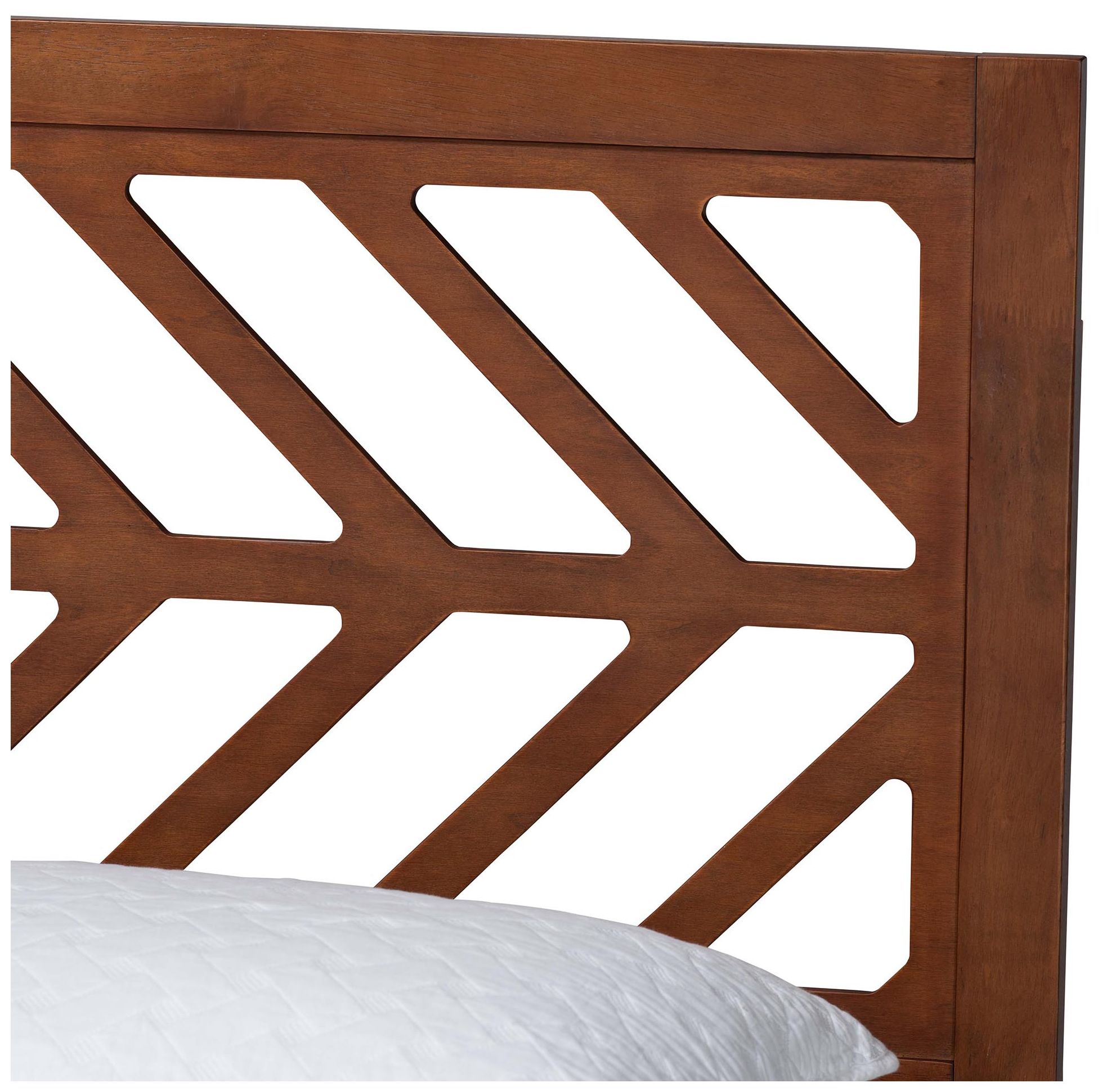 Image 5 Baxton Studio Zola Platform Bed - Mid-Century Modern Bed, Queen more views