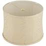 Bay Beige Softback Drum Lamp Shade 13x14x10 (Washer)