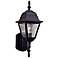 Bay Hill Collection 15 3/4" High Black Finish Wall Light