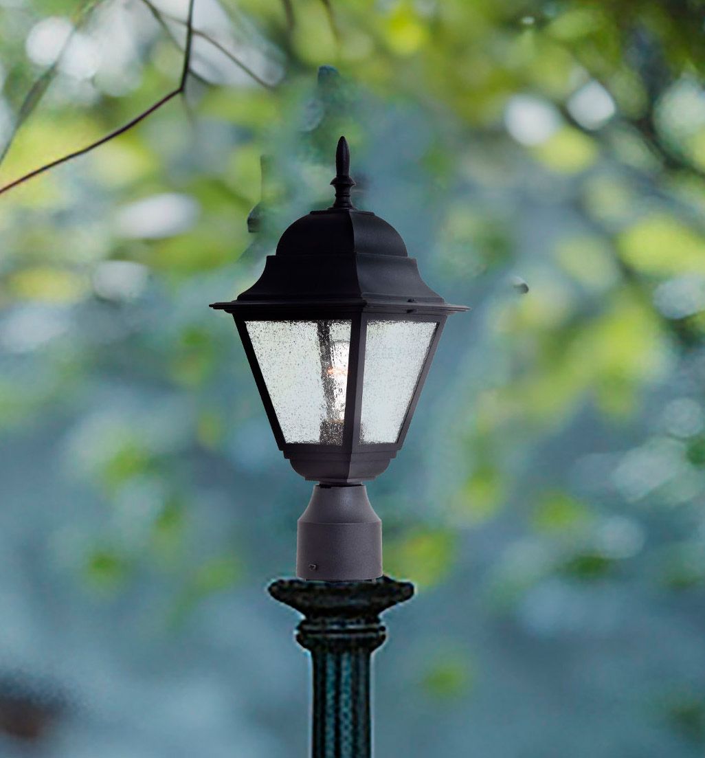 Image 3 Bay Hill Collection 17" High Black Finish Post  Light more views