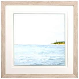 Image1 of Bay Scene II 27"W x 27"H Framed Art
