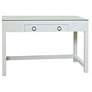 1_Bay St. Louis Bone Gray Gray and Silver Leaf Woven Raffia Glass Top Desk