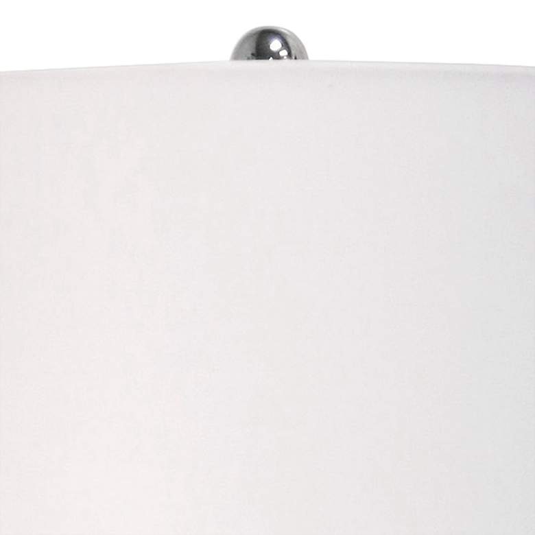 Image 3 Bay St.Louis Cream and Khaki Strip Ceramic Table Lamp more views