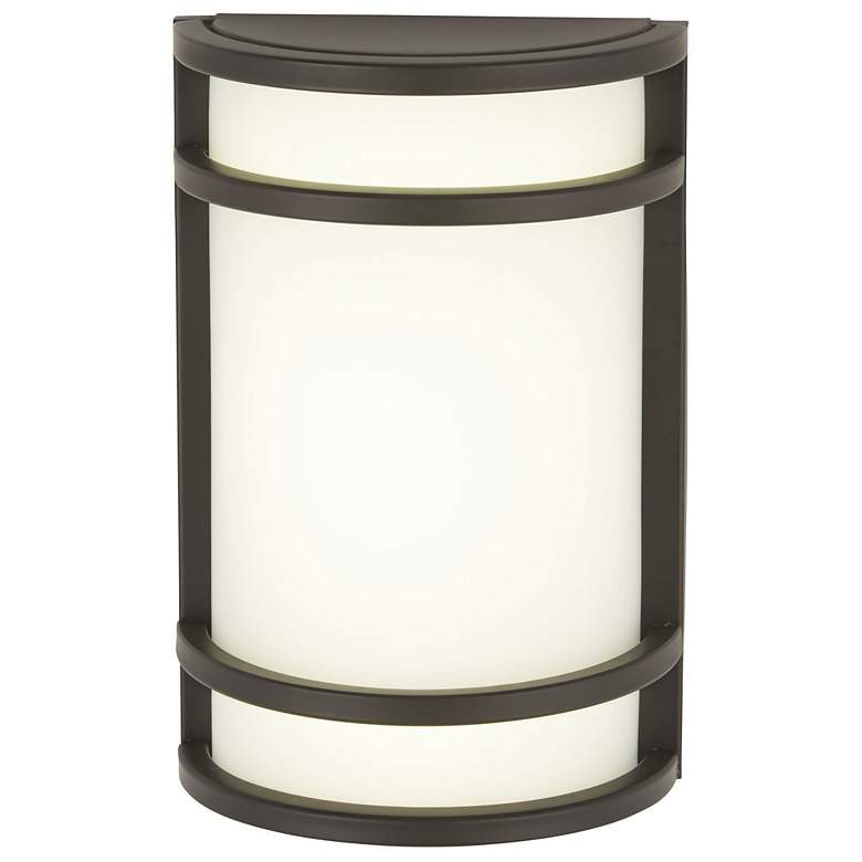 Image 1 Bay View 12 inch High Oil-Rubbed Bronze Outdoor Wall Light