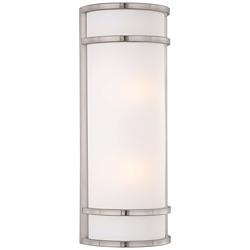 Bay View 20&quot; High Brushed Steel Outdoor Pocket Light
