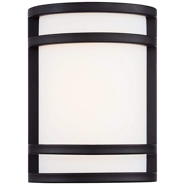 Image 2 Bay View 9 1/2 inch High Oil Rubbed Bronze Outdoor LED Light