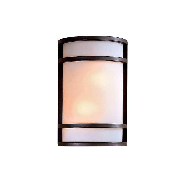 Image 1 Bay View Bronze 12 inch High Outdoor Wall Light