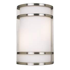 Image2 of Bay View Collection 12" High Steel Finish Outdoor Wall Light