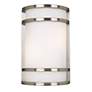 Bay View Collection 12" High Steel Finish Outdoor Wall Light