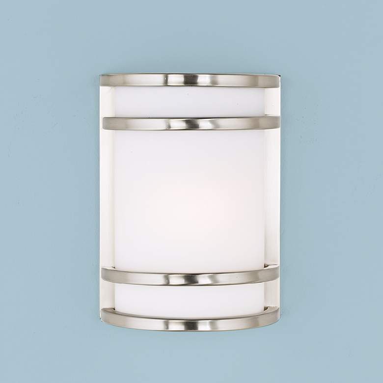 Image 2 Bay View Collection  9 1/2 inch High Outdoor Wall Light