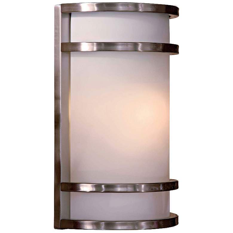 Image 1 Bay View Stainless 12 inch High Outdoor Wall Light