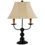 Bayfield 3-Light 26" High Black Finish Candelabra Arm Table Lamp