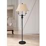 Bayfield 57" Black Finish 3-Light Traditional Floor Lamp