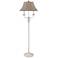 Bayfield White 3-Light Candelabra Arm Floor Lamp