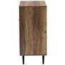 Baylah 31 1/2" Wide Natural Brown Wood 2-Door Sideboard