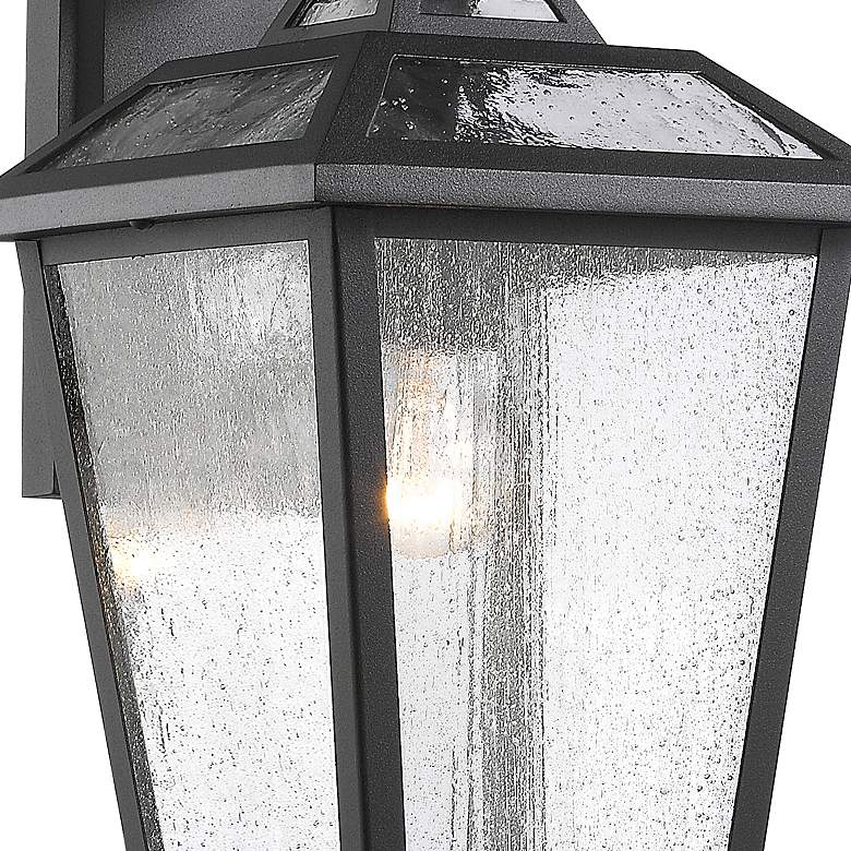 Image 3 Bayland 13 1/4" High Black Outdoor Wall Light more views