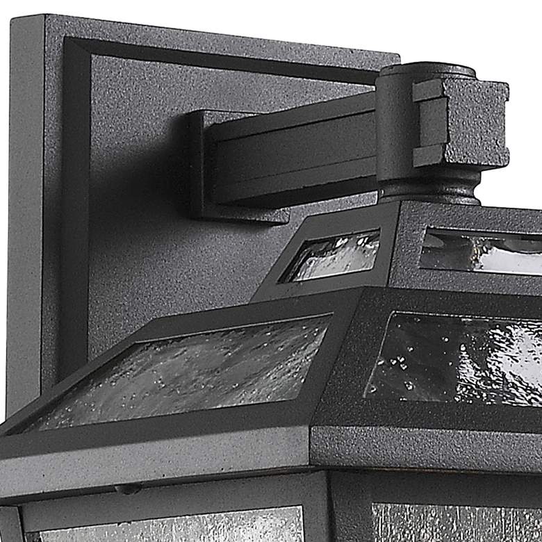 Image 4 Bayland 13 1/4" High Black Outdoor Wall Light more views
