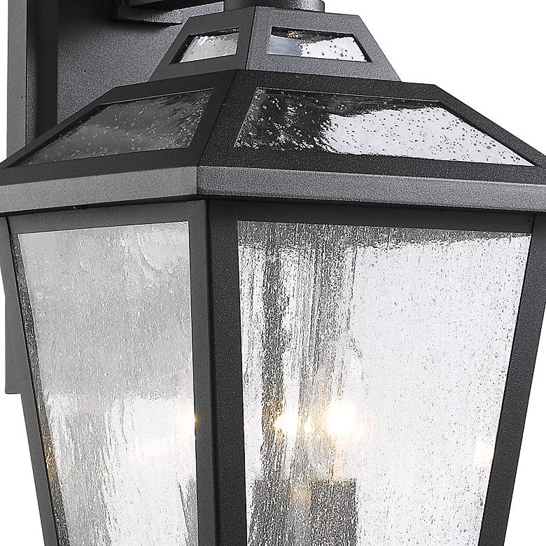 Image 2 Bayland 16 3/4" High Black Outdoor Wall Light more views
