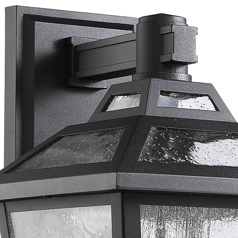 Image 3 Bayland 16 3/4" High Black Outdoor Wall Light more views