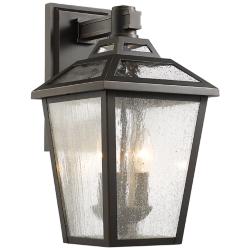 Bayland 16 3/4&quot; High Oil-Rubbed Bronze Outdoor Wall Light