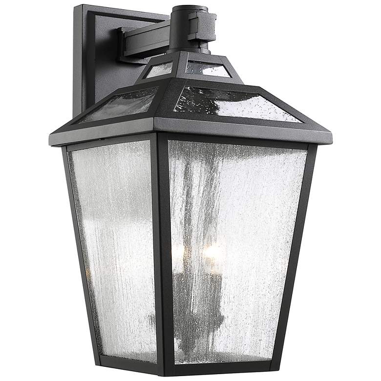 Image 1 Bayland 20 1/4 inch High Black Outdoor Wall Light