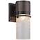 Baylor 16 1/2" High Two Tone Bronze LED Outdoor Wall Lantern