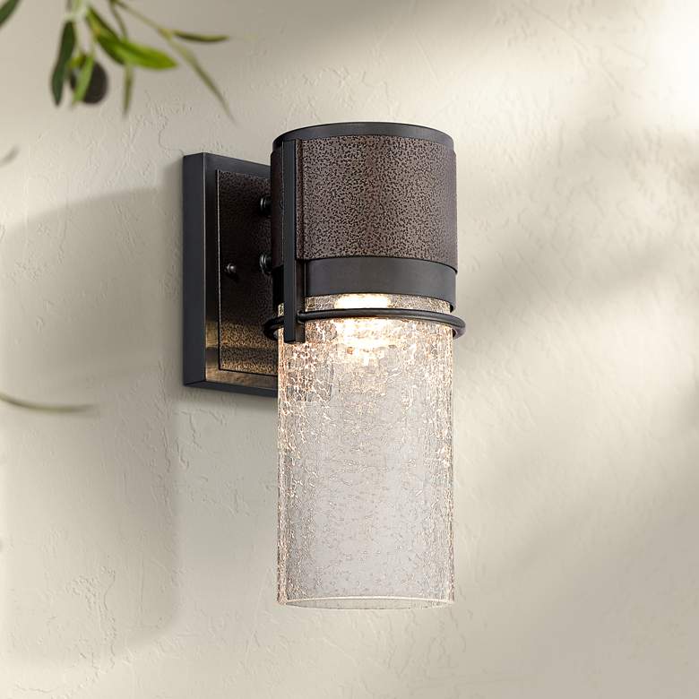 Image 1 Baylor 16 1/2" High Two Tone Bronze LED Outdoor Wall Lantern