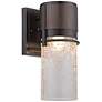 Baylor 16 1/2"H Two Tone Bronze LED Outdoor Wall Lantern